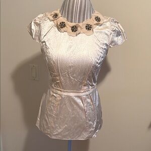 BCBGMaxAzria Beige Skirt